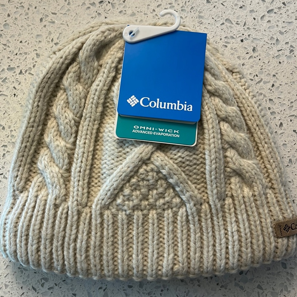 Columbia beanie brand new with tags